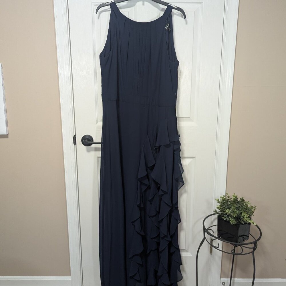 Elegant Navy Formal Dress